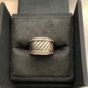 DAVID YURMAN CIGAR BAND WITH DIAMONDS 7